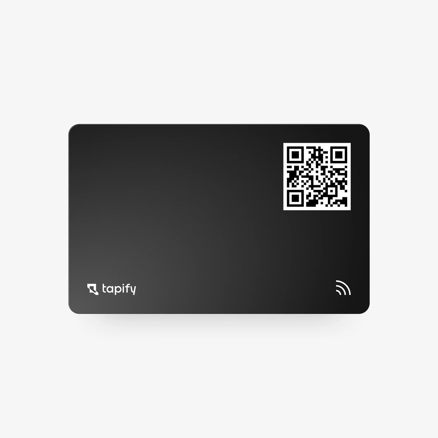 Tapify Card Personal Black design